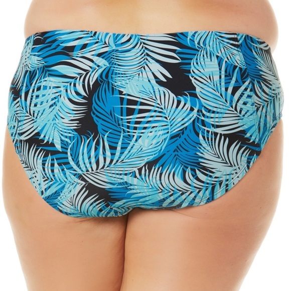 Women's Palm Printed Mid Rise Bottom - Picture 2 of 6